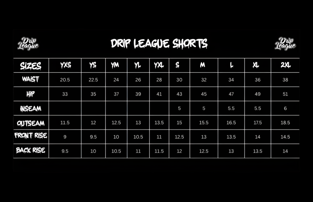 OP x Drip League Splatter Shorts- Green (Pre-Order)