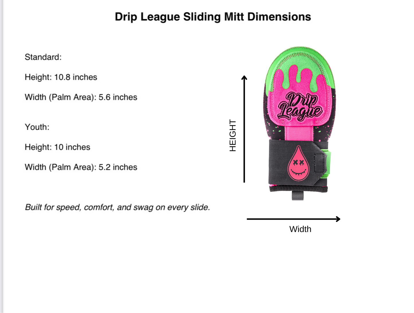 Drip League “Drip Head” Sliding Mitt – 1st Edition