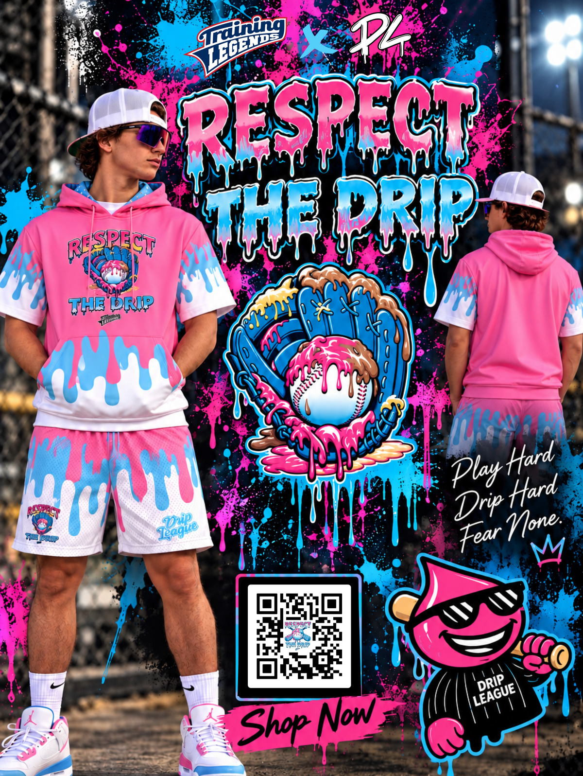 Respect The Drip! Sweet Victory Performance Shorts