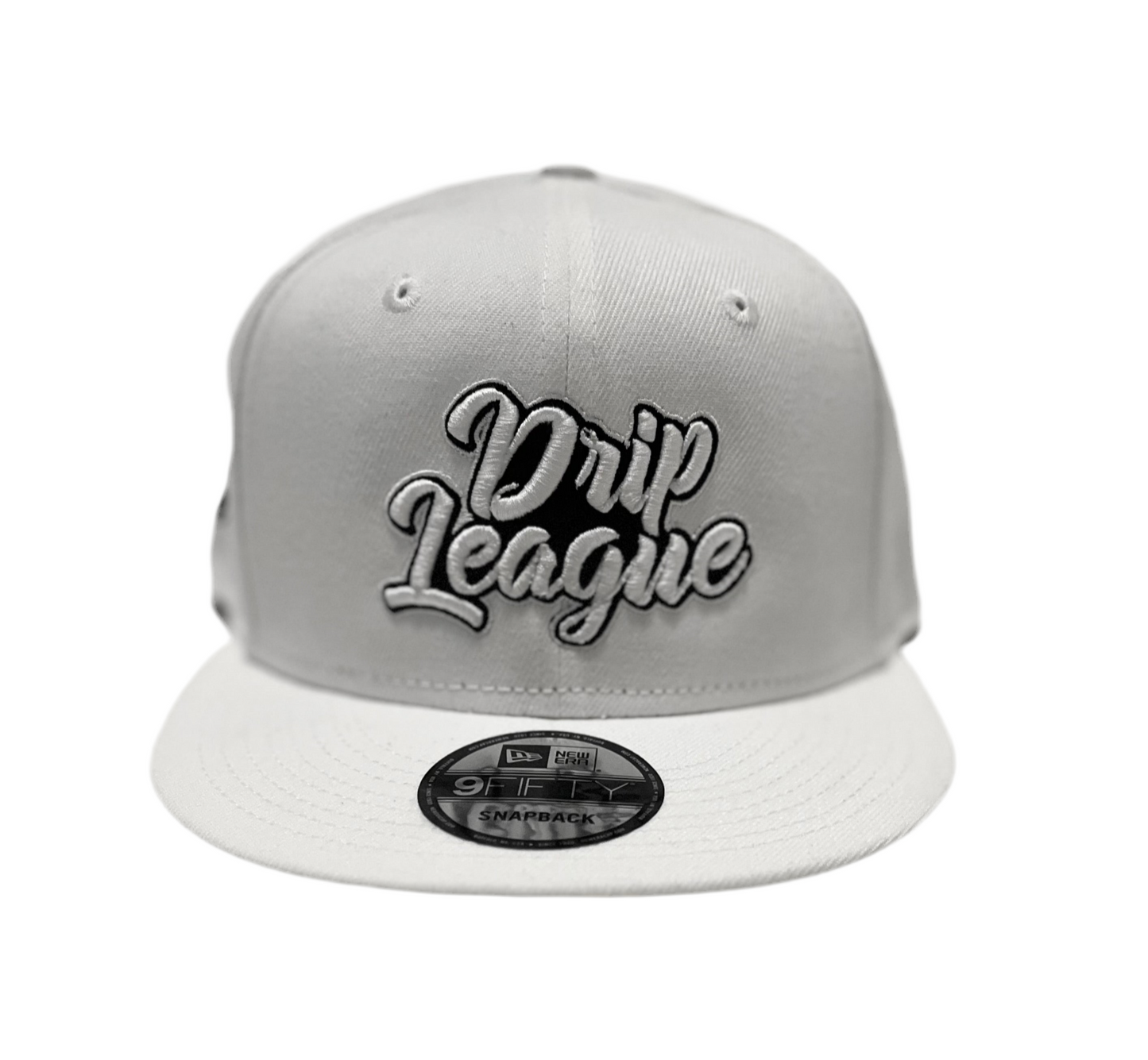 Drip League- New Era 9Fifty SnapBack- White