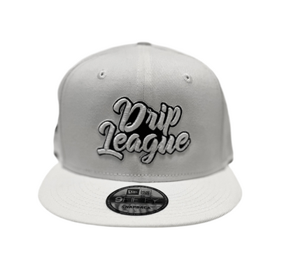 Drip League- New Era 9Fifty SnapBack- White