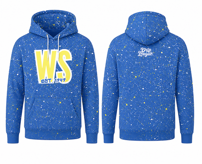 West Side x Drip league LS hoodie- Blue
