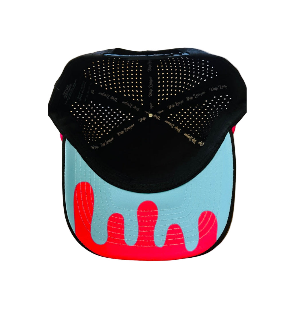 Drip Hard- Youth Performance SnapBack (Blk)