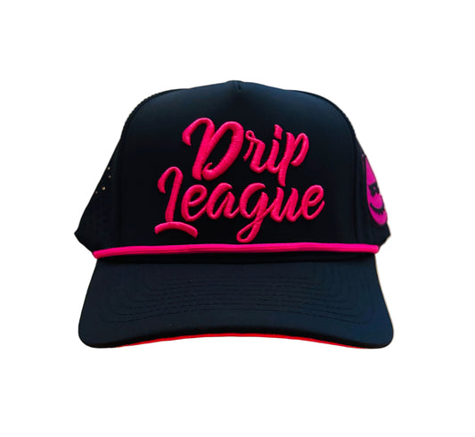 Drip Hard- Youth Performance SnapBack (Blk)