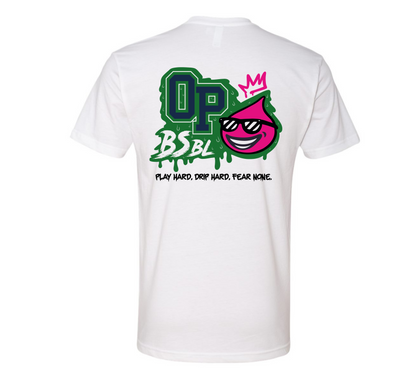 OP BSBL Splat Green Tee (Pre-Order)