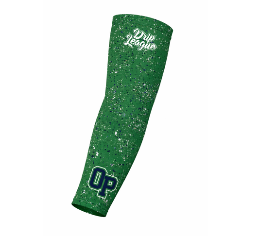 OP x Drip League Splatter Arm Sleeve- Green (Pre-Order)