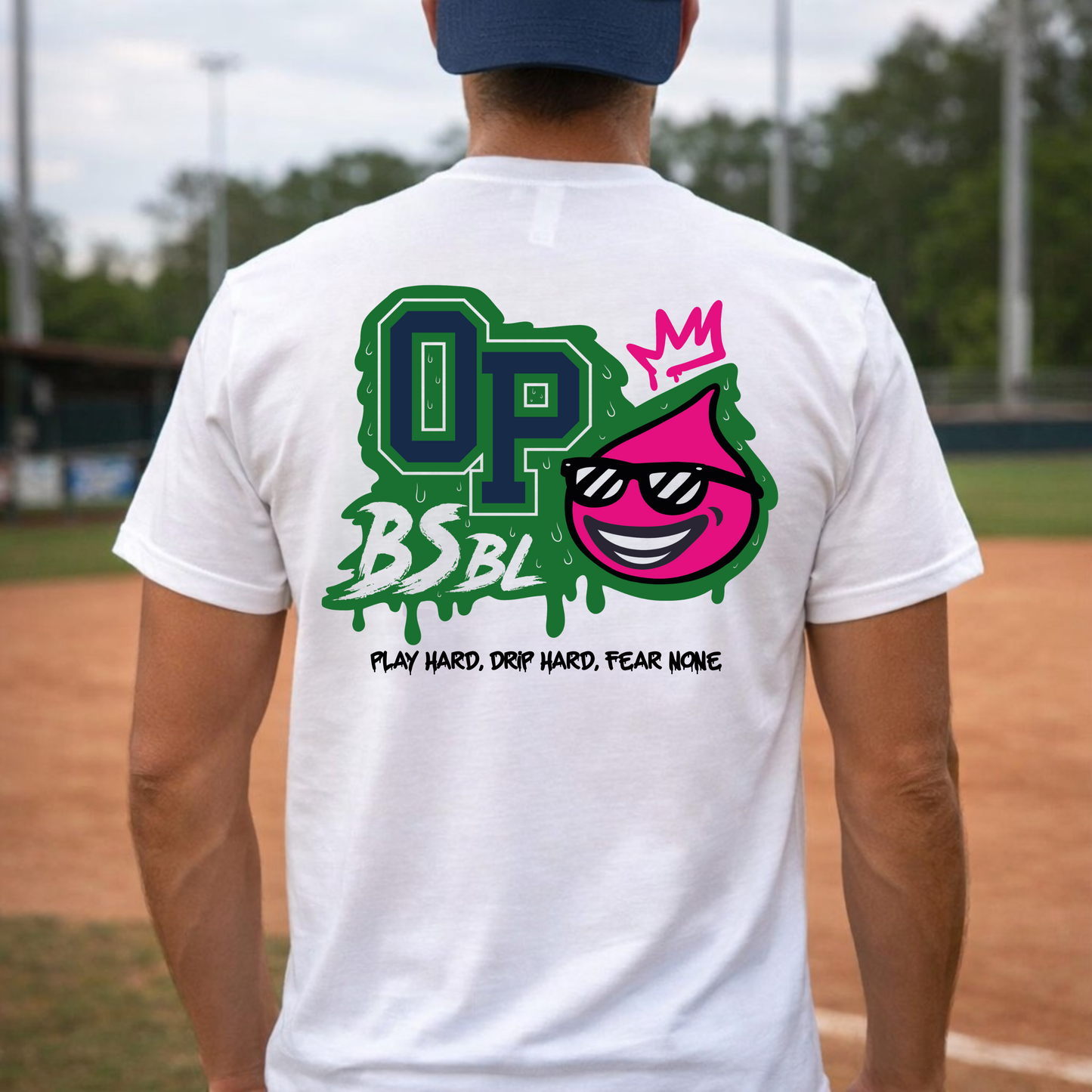 OP BSBL Splat Green Tee (Pre-Order)