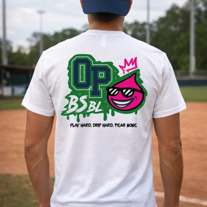 OP BSBL Splat Green Tee (Pre-Order)