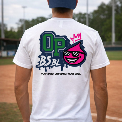 OP BSBL Splat Blue Tee (Pre-Order)