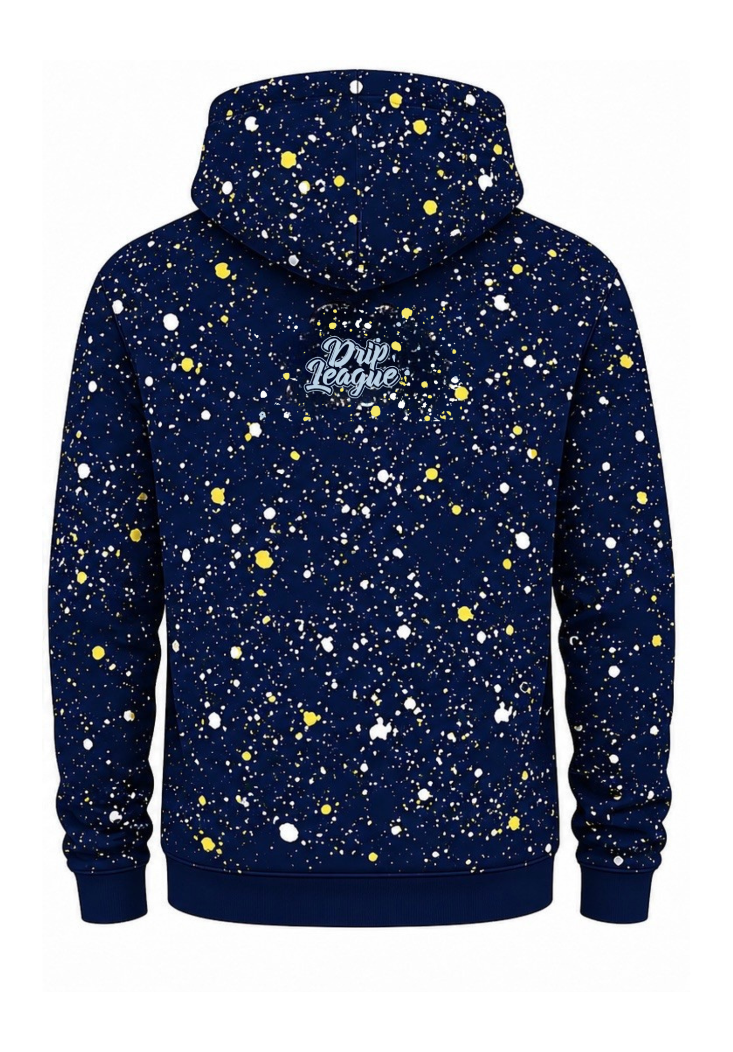West Side x Drip league LS hoodie- Navy