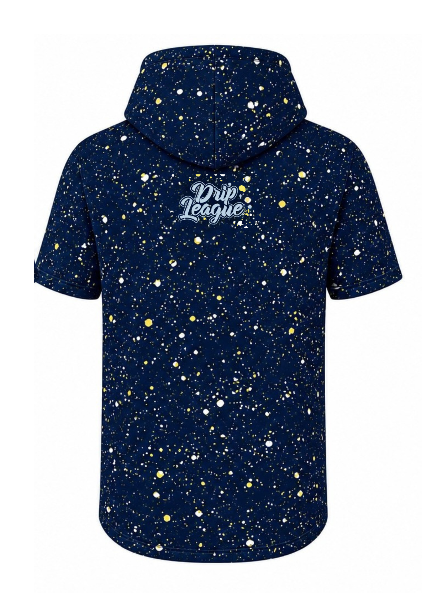 West Side x Drip league SS hoodie- Navy