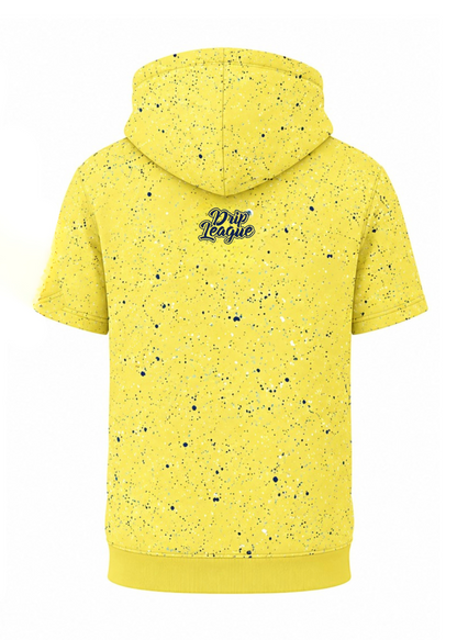 West Side x Drip league SS hoodie- Yellow