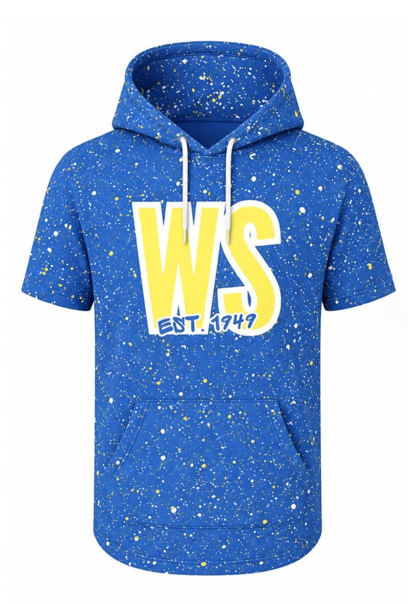 West Side x Drip league SS hoodie- Blue