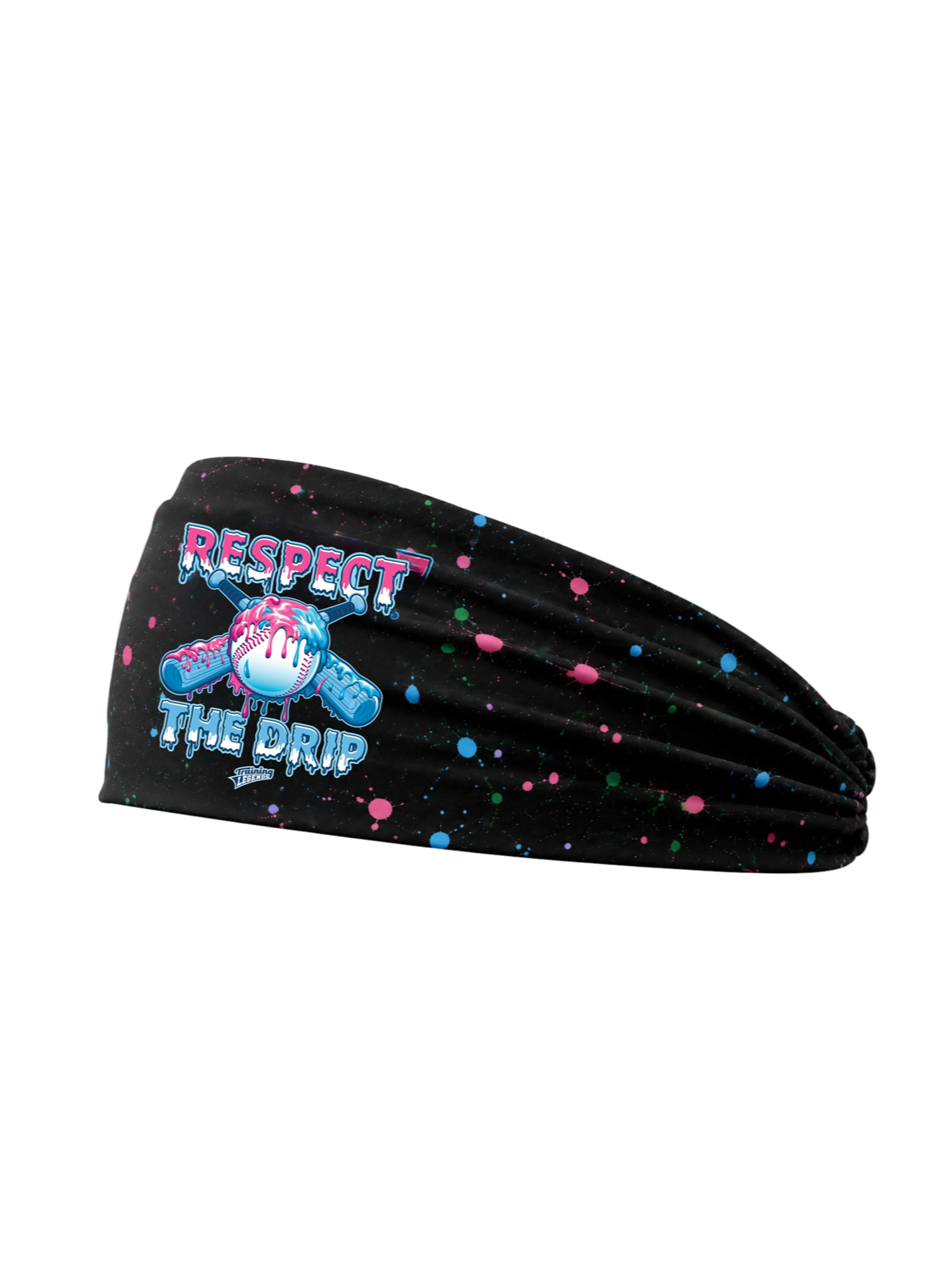 Respect the drip! Headband- black