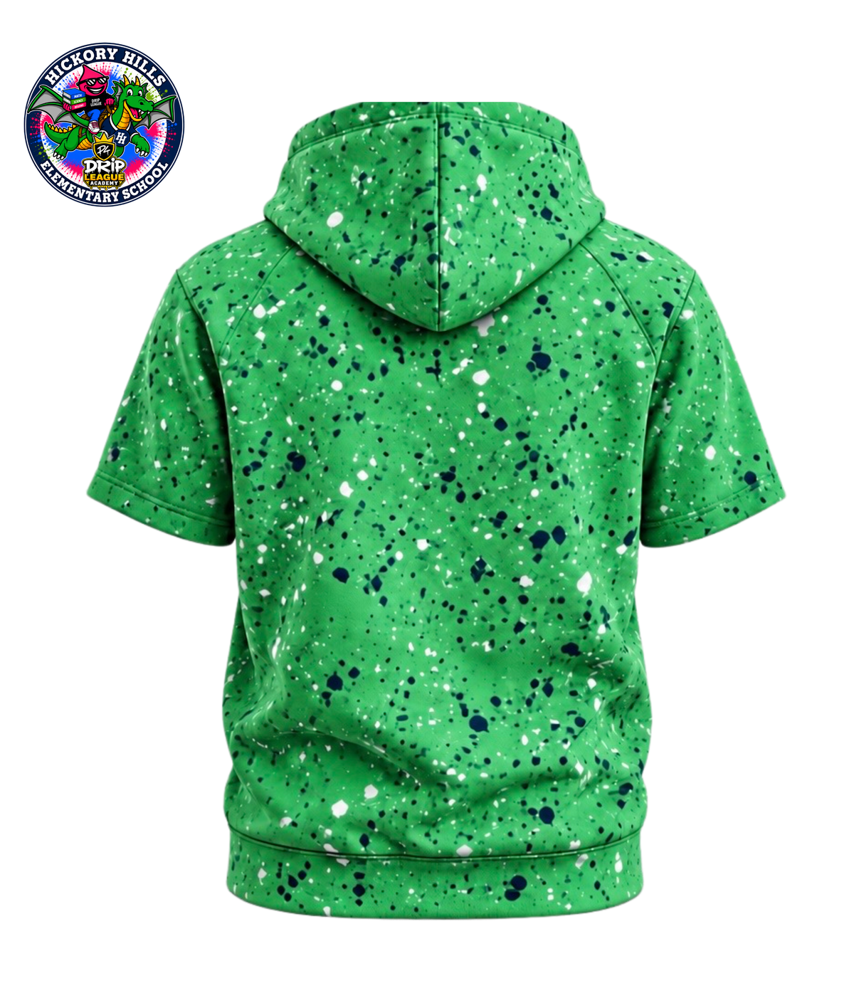 Hickory Hills x Drip League SS Hoodie- Green