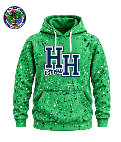 Hickory Hills x Drip League LS Hoodie- Green