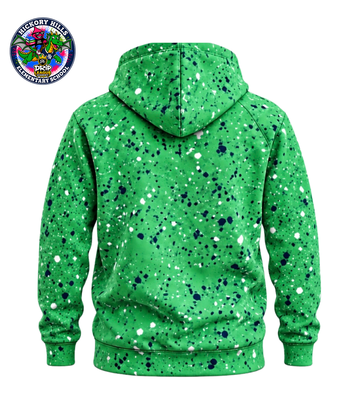 Hickory Hills x Drip League LS Hoodie- Green