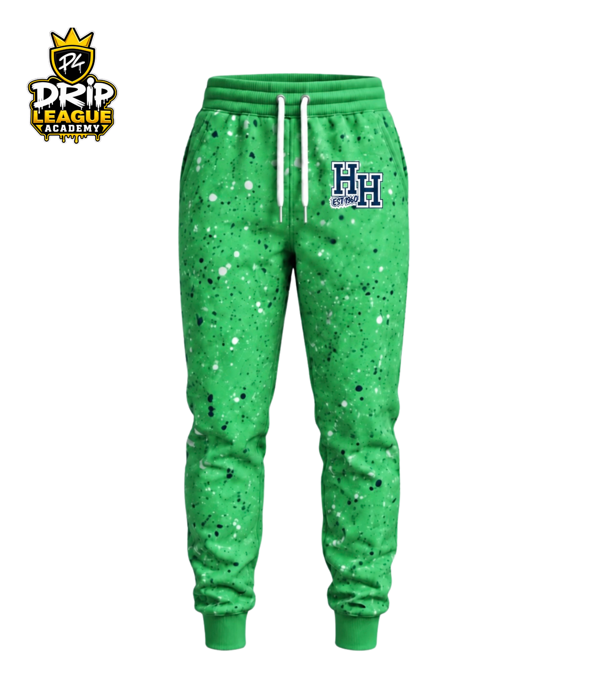 Hickory Hills x Drip League Performance Joggers- Green
