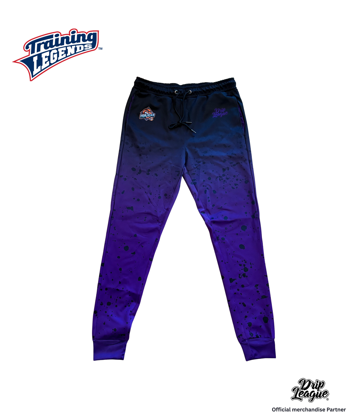 Spooktacular x Drip League Performance Joggers – Purple