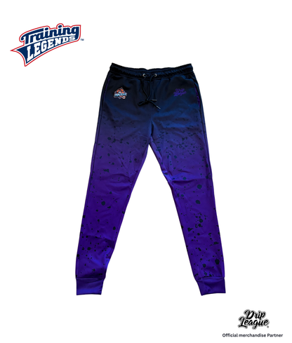 Spooktacular x Drip League Performance Joggers – Purple
