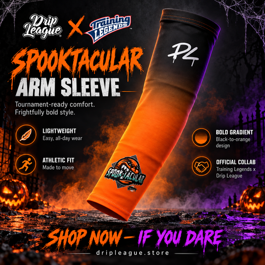 Spooktacular Performance Arm sleeve- Orange
