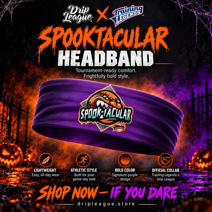 Spooktacular Performance Headband- Purple