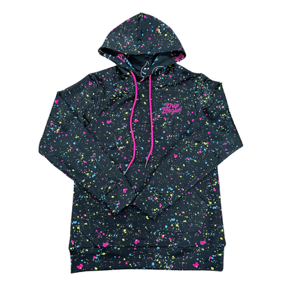 Neon Chaos™ – Pink Vengeance Long Sleeve Hoodie