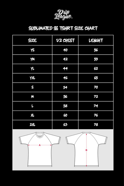 OP x Drip League Splatter Tee– Blue (Pre-Order)